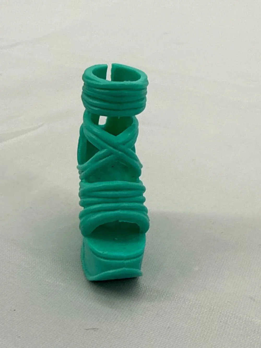Monster High Inner Monster Shockingly Shy Teal Wedge Heel Shoe Replacement